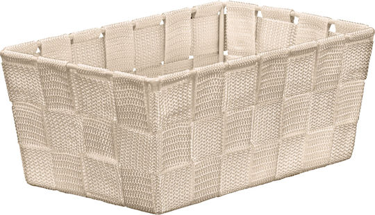 Kleine Wolke Storage Basket Plastic Beige 24x18.5x9cm 1pcs