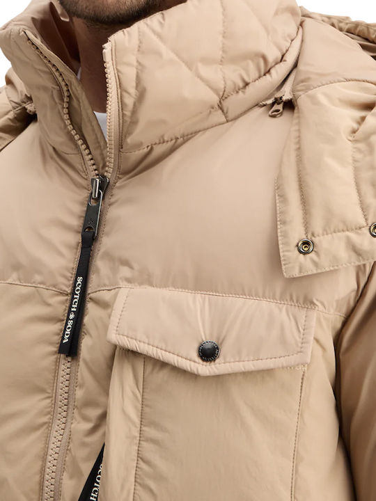 Jacke Puffer Beige