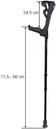Elbow Crutch Black