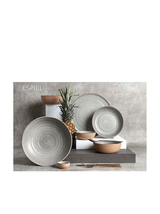 Calabria Salatschüssel Keramik Gray 12.5cm 6Stück