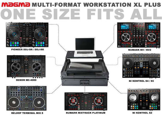 Magma Multi-format Workstation XL Plus Rack Case for DJ Controller