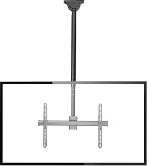 Manhattan Full-motion Height-adjustable Βάση Τηλεόρασης Οροφής με Βραχίονα έως 70" και 50kg