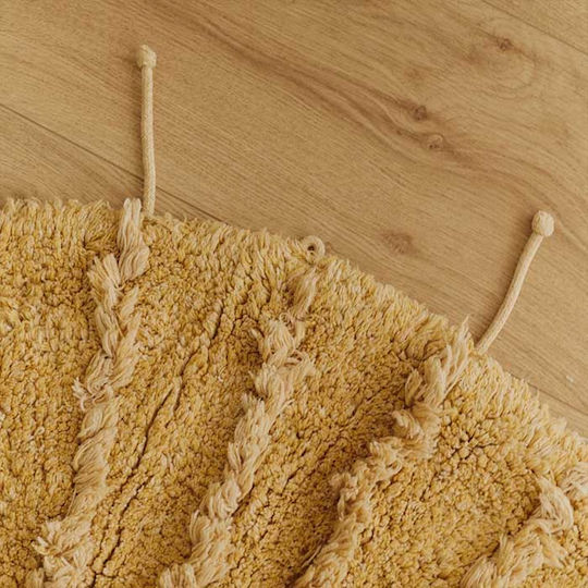 Lorena Canals Handmade Kids Synthetic Rug Round 100cm