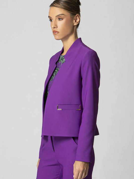 Billy Sabbado Short Women's Blazer Purple