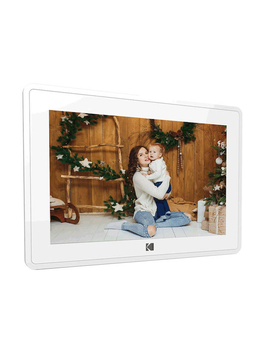 Kodak Digital Photo Frame 10 Inch Resolution 1280x800 White RCF-106H