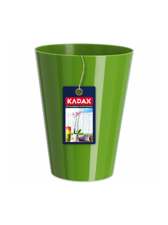 Kadax Orchid Pot Cover Plastic Flower Pot 13cm Green Kadax Orchid Pot Cover Plastic Flower Pot 13cm Green