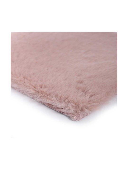 Viokarpet Krolik R07 Rug Rectangular Furry Pink