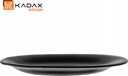 Kadax Dessertteller 21cm Kuchenteller Schwarz Set 3
