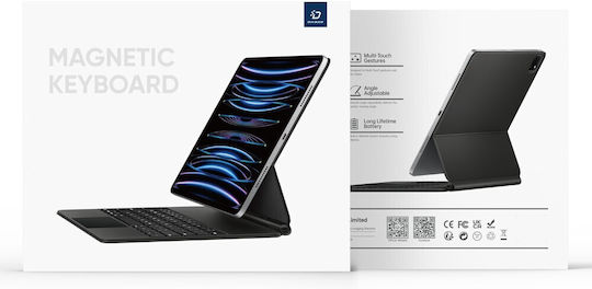 Dux Ducis Husă Flip Cover MK Series cu Tastatură Neagră iPad Pro 2024 11"