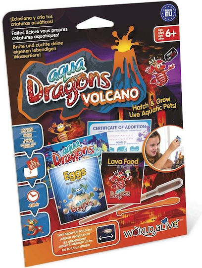 Aqua Dragons Vulcan, Red Dragons - Starter Refill Kit STEM Joc Educațional de Cunoștințe pentru 10+ ani Ani