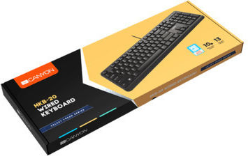 Canyon Velvet Tread CNS-HKB02-BG Само клавиатура Български Черен