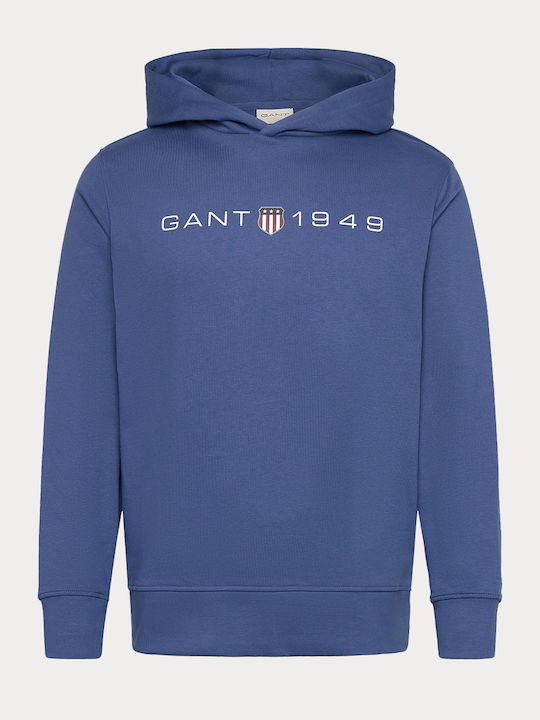 Gant Sweatshirt with Hood Blue