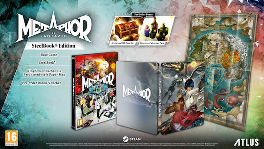 Metaphor - Refantazio (Steelbook, Map, DLC Archetype Chest & Journey Pack) Joc PC