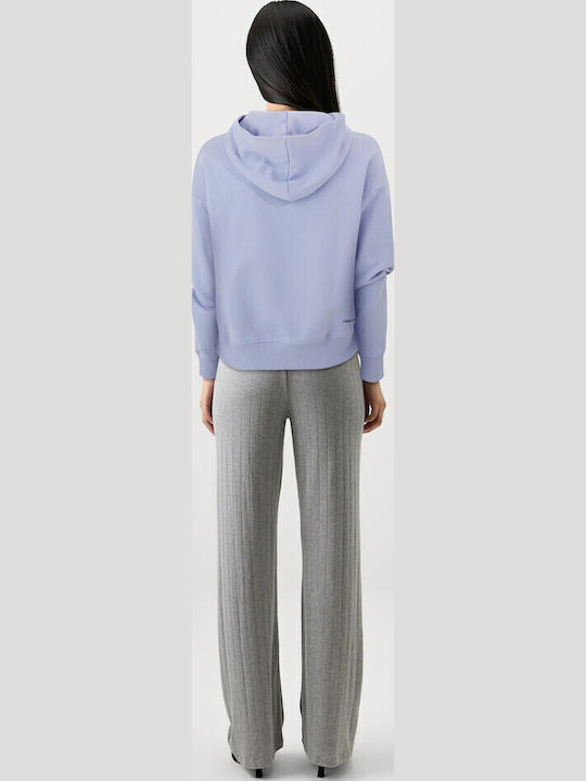 Karl Lagerfeld Sweatshirt Lilac with Hood