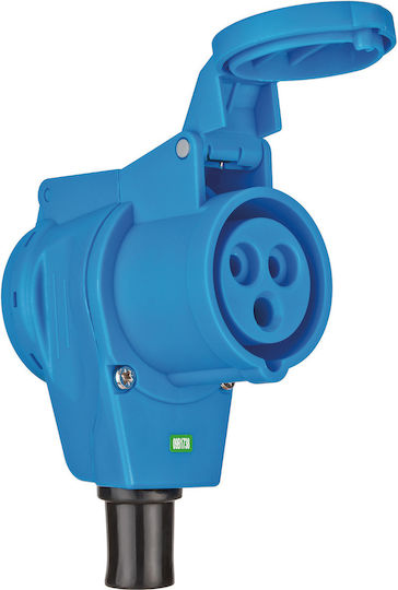 Cuplaj dublu Brennenstuhl Cp 230v + Industrial 2p+e Brennenstuhl 16a Albastru pentru exterior Ip44