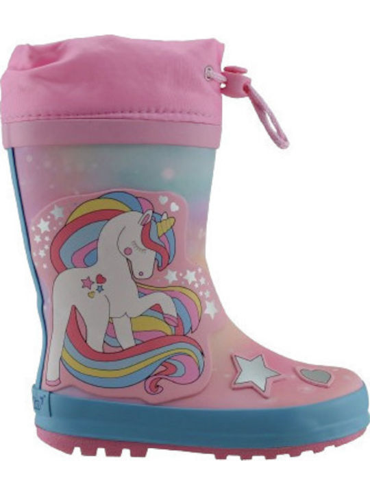 Παιδικές Γαλότσες Unicorn Ροζ