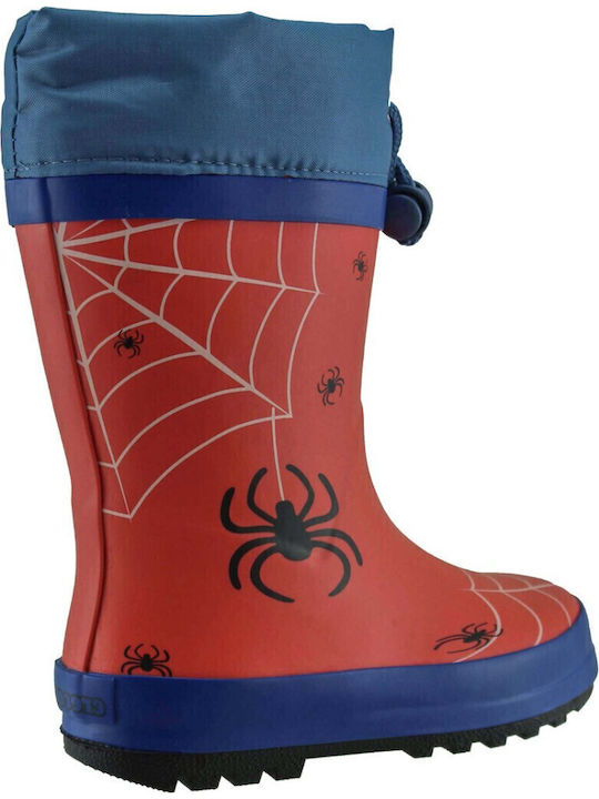 Kids Wellies Spiderman Blue