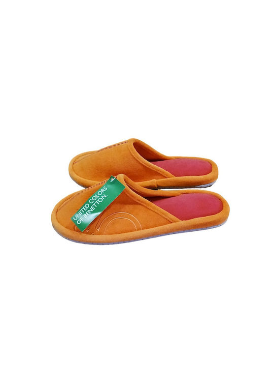 Manterol Casa Winter Women's Slippers in Orange color