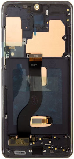 Samsung Screen with Touch Mechanism and Frame for Galaxy S20+ (Black)
