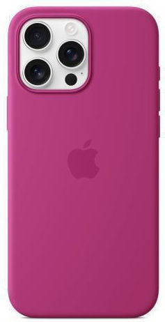 Apple Silicone Case with MagSafe Back Cover Σιλικόνης Φούξια (iPhone 16 Pro)