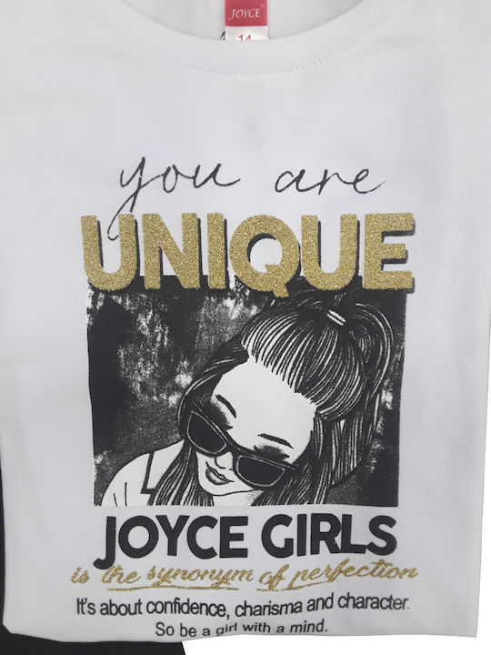 Joyce Παιδικό Σετ με Κολάν Μαύρο 2τμχ