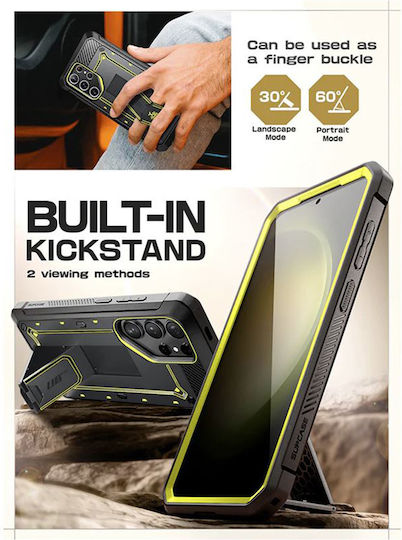 Supcase Unicorn Beetle Pro Umschlag Rückseite Silikon / Kunststoff Gelb (Galaxy S24 Ultra)