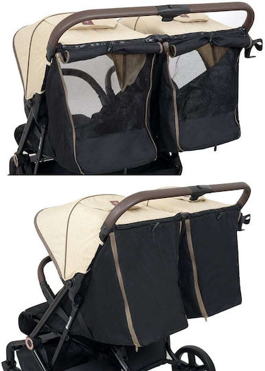 Kiddo Kidduo2.0 Cărucior dublu Potrivit pentru Nou-născut Mocha