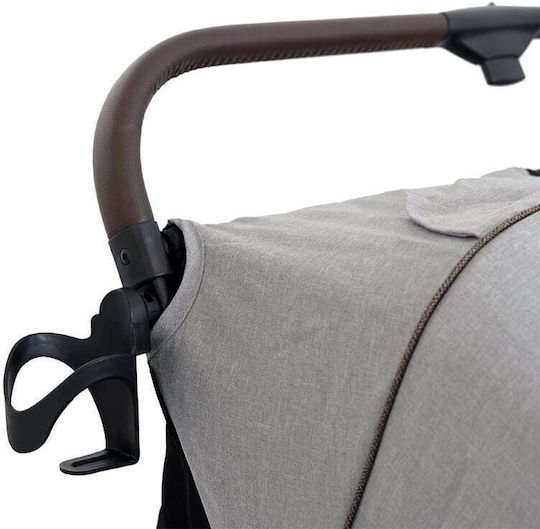 Belletti Twinner Doppelter Kinderwagen Geeignet für Neugeborene Charcoal