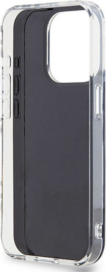 DKNY Pattern Back Cover Plastic Negru (iPhone 15 Pro Max)