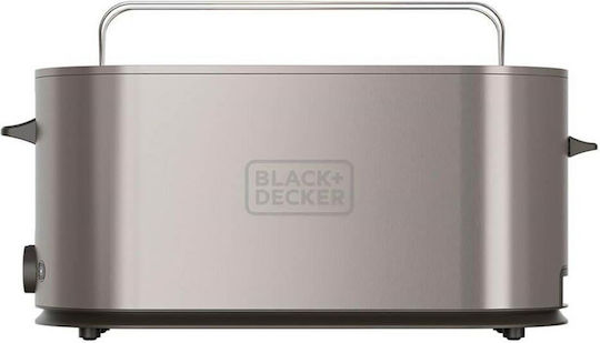 Black & Decker Toaster 2 Slots 1500W Black