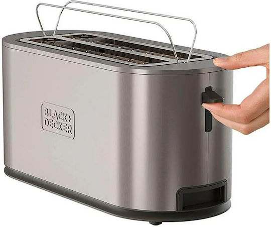 Black & Decker Toaster 2 Slots 1500W Black