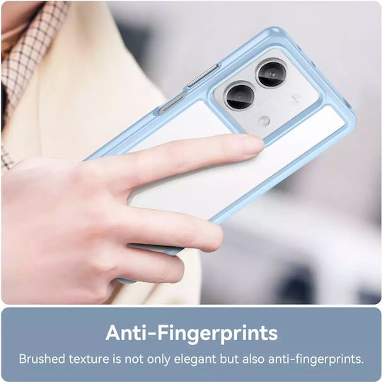 Hurtel Outer Space Back Cover Σιλικόνης / Πλαστικό με Λουράκι Μπλε (Redmi Note 13 Pro 4G / Poco M6 Pro 4G)