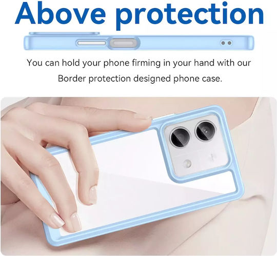Hurtel Outer Space Back Cover Silicone / Plastic with Strap Blue (Redmi Note 13 5G)
