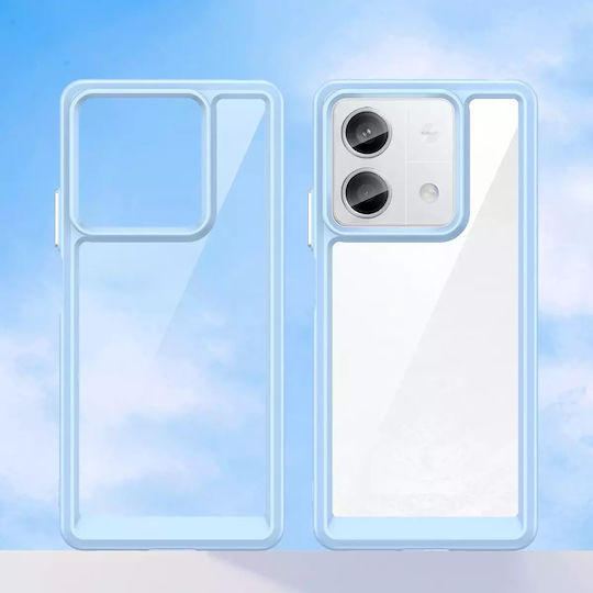 Hurtel Outer Space Back Cover Σιλικόνης / Πλαστικό με Λουράκι Μπλε (Redmi Note 13 Pro 4G / Poco M6 Pro 4G)