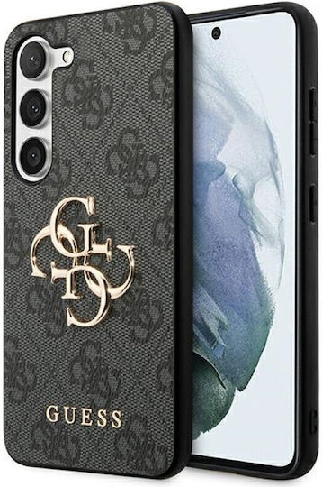 Guess Metal Logo Back Cover Plastic Black (Galaxy S24)
