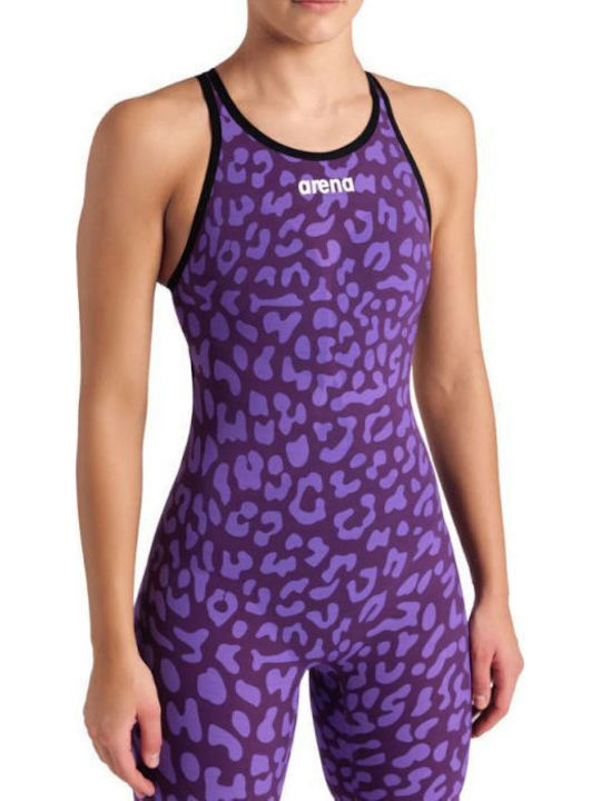 Arena Powerskin Carbon-air2 Open Back Le 006341-877 Women's One Piece Competition Swimsuit Purple