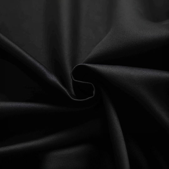 SpitiBazaar Window Curtain With Black Pencil Pleat 270x280cm