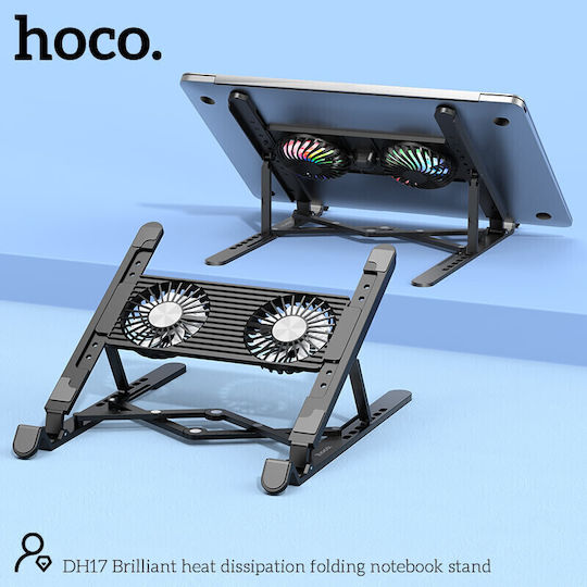 Hoco DH17 Cooling Pad για Laptop έως 17" με 2 Ανεμιστήρες