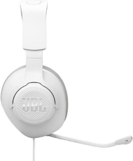 JBL Quantum 100M2 Over Ear Gaming Headset with 3.5mm Connectivity White for Nintendo Switch / PC / PS4 / PS5 / XBOX