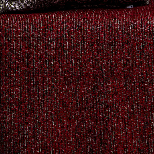 Lino Home Lino Home Zweisitzer-Sofa Überwurf Chenille 180x250cm Burgundisch