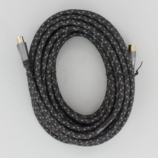 Hama 205073 Coaxial Cable 10 Meters Gray 120 Db