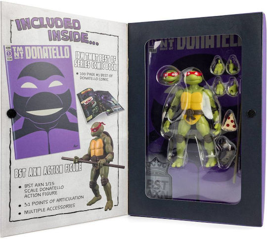 GR Guitar Teenage Mutant Ninja Turtles Action Figure Height 13cm in Scale 1:7