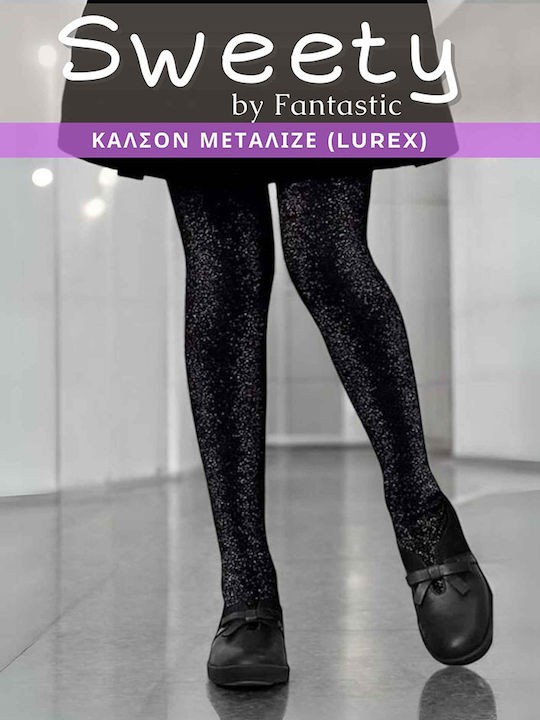 Fantastic Kids Детски Чорапогащник Black