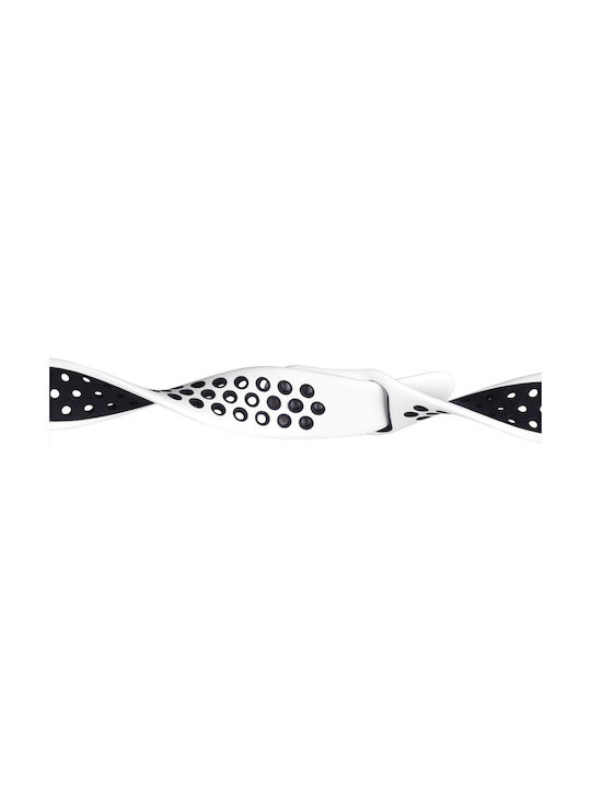 Crong Duo Sport Strap for Apple Watch 38 40 41 42 mm White and Black