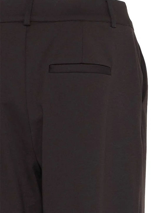 Damen Stoff Hose Black