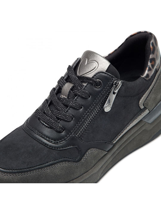 Comfort Γυναικεία Sneakers Μαύρο