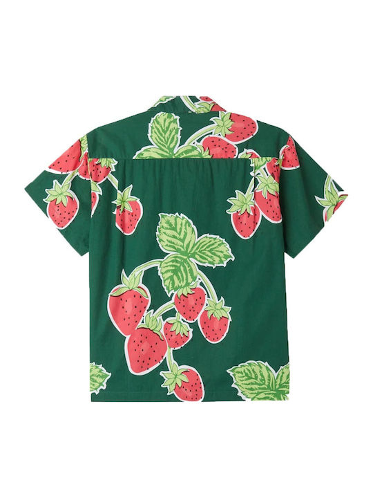 Jumbo Berries Wove Short-sleeved Shirt Berries