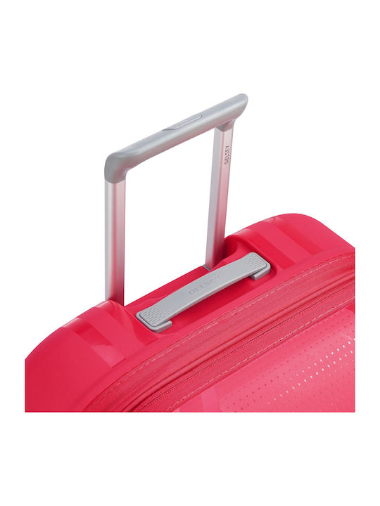 Delsey Valiză Mare De Călătorie Expandabilă Tough Magenta Cu 4 Roți Înălțime 70 Cm