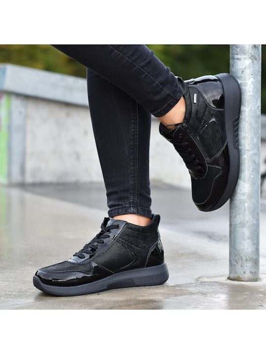 Ghete Dama De Piele Negre 5188-17-Negru