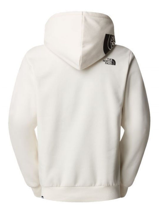 The North Face Logo White Dune with Hood